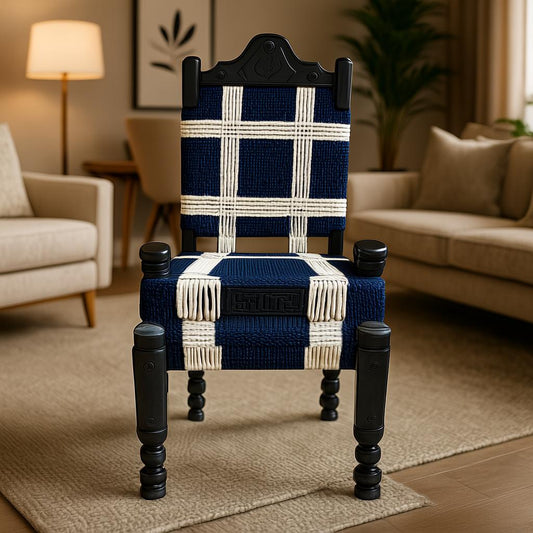 IRA Wooden Back-Foldable Khatli Bajot Chowki Chair - Foldable