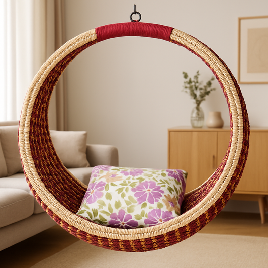 IRA Textile Hand Weaved Swing Chair