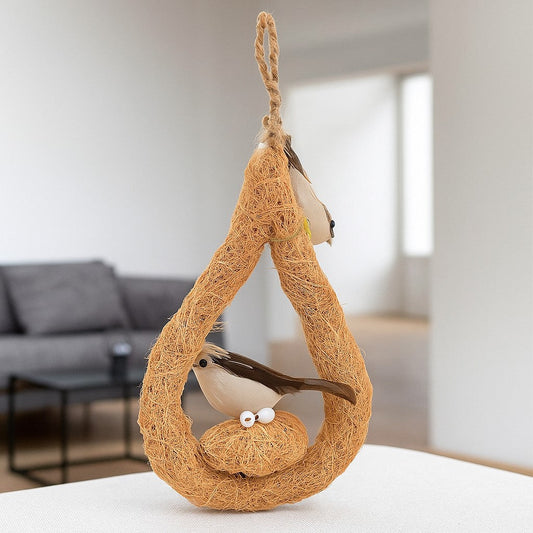 IRA Decorative Jute Nest Showpiece | Handcrafted Home Decor