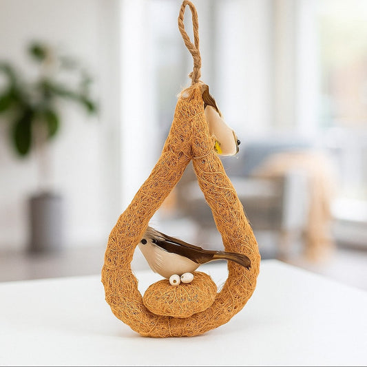 IRA Decorative Jute Nest Showpiece | Handcrafted Home Decor