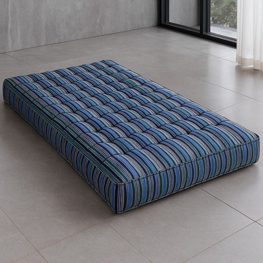 IRA Multicolor Single Cotton Mattress (6x3 Feet, 4 Inch) – Medium Soft Comfort for Home & Hostel