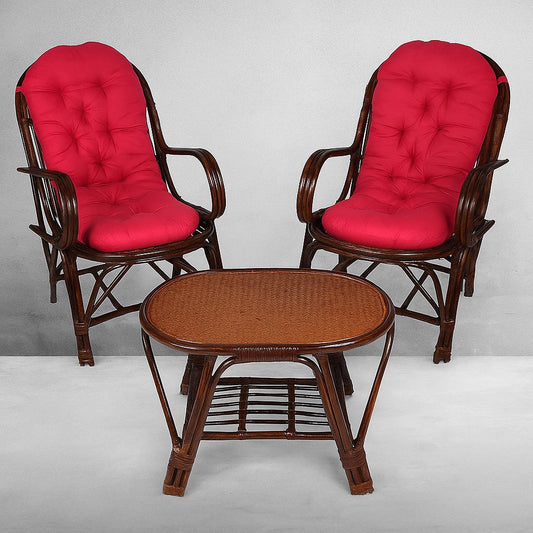 IRA Brown Table and Chair Set
