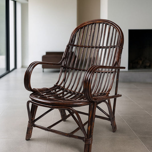 Easy Chair Garden Balcony Lifestyle - IRA Furniture Rattan India