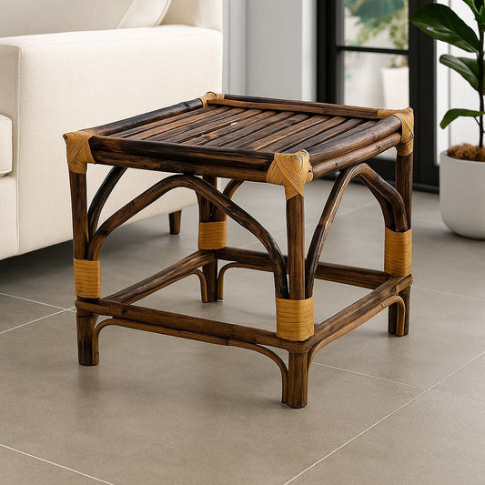 IRA Elegant Square Stool Chair