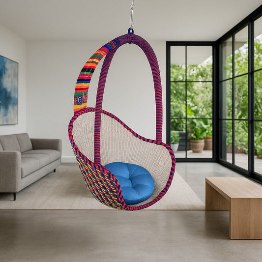 Garden Jhula Swing Chair Lifestyle - IRA Furniture Indoor Outdoor India