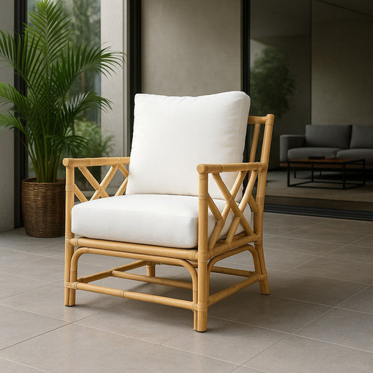 Natural Armchair Lifestyle - IRA Furniture India