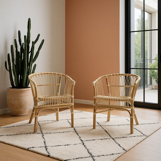 Natural Armchair Chairs Lifestyle - IRA Furniture India