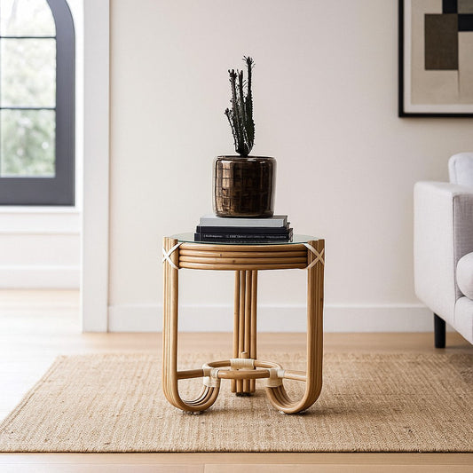 IRA Pretzel Side Table – Natural