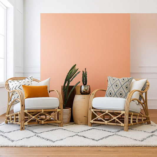 Rattan Armchair Pair Lifestyle - IRA Furniture India