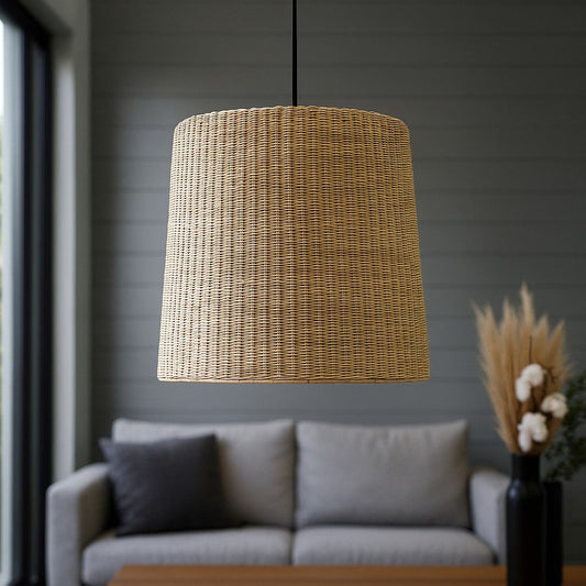 IRA Rattan Bell Pendant Light Shade – Large