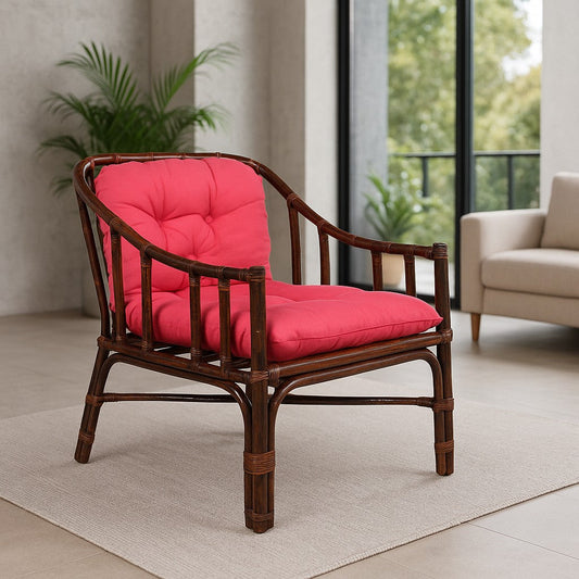 IRA Rattan Styled Arm Chair with Cushion