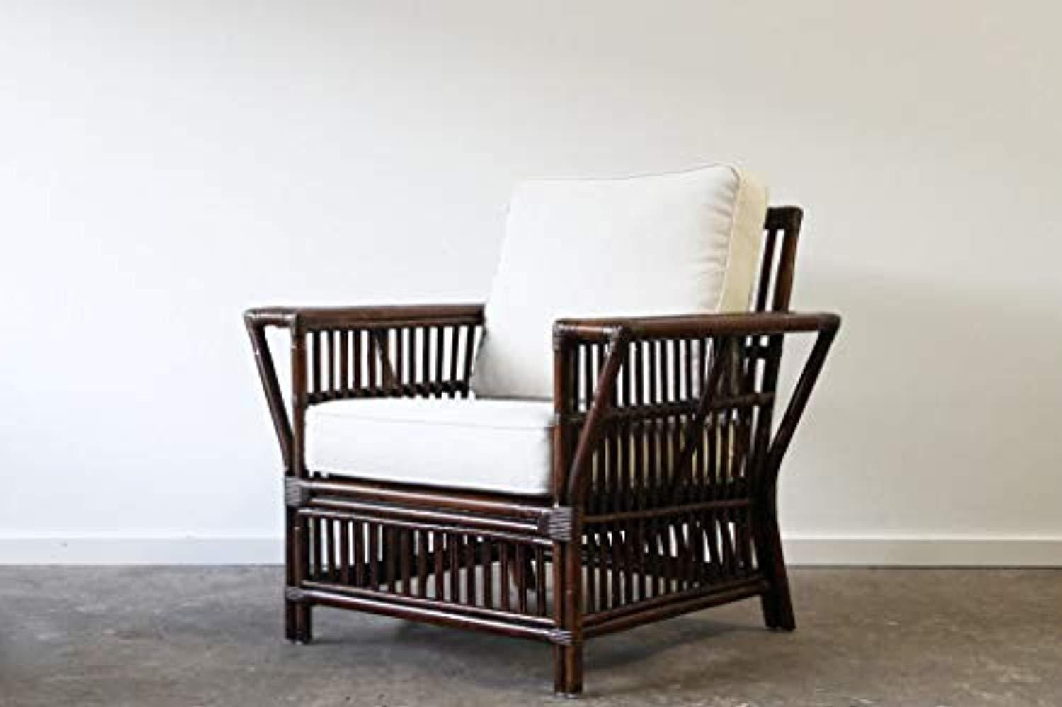IRA Dark Brown Wash President Armchair - IRA Furniture
