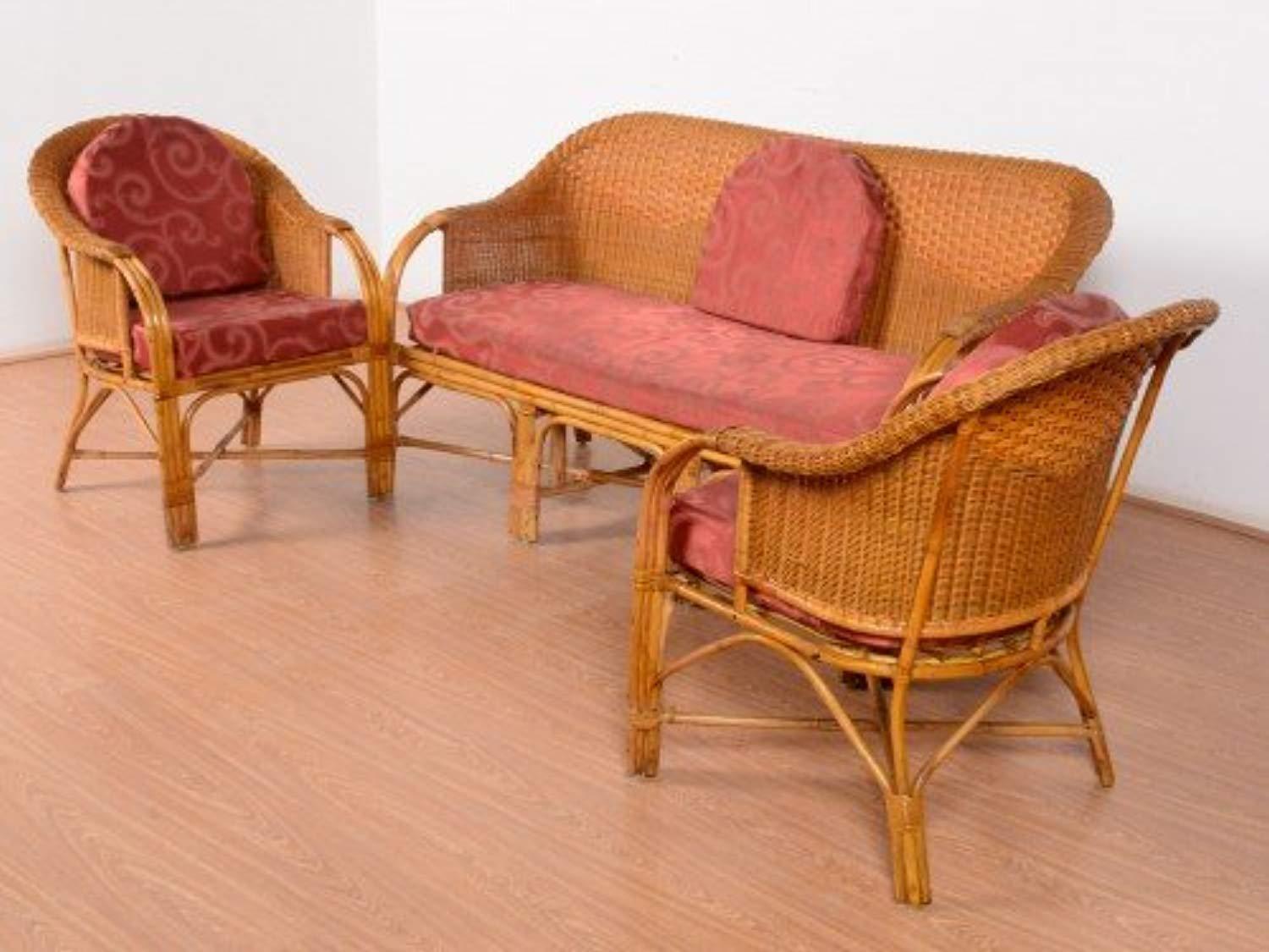 IRA Bamboo 5-Seater Sofa Set - IRA Furniture