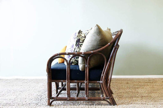 Wicker Daybed Burnt Sienna View - IRA Furniture India