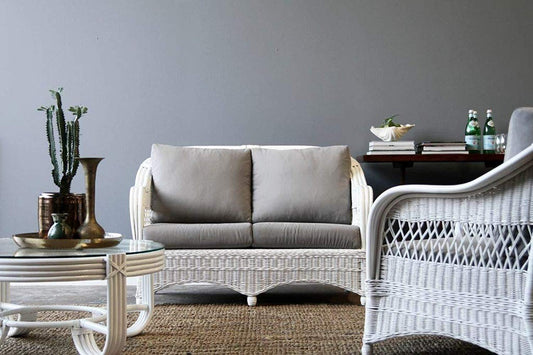 IRA Taupe 2 Armchairs, 1 2-Seater and Matching Coffee Table Set - IRA Furniture