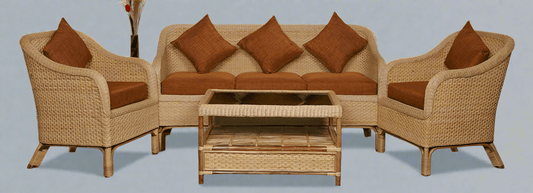 Wooden 5 Seater Sofa Product View - IRA Furniture India