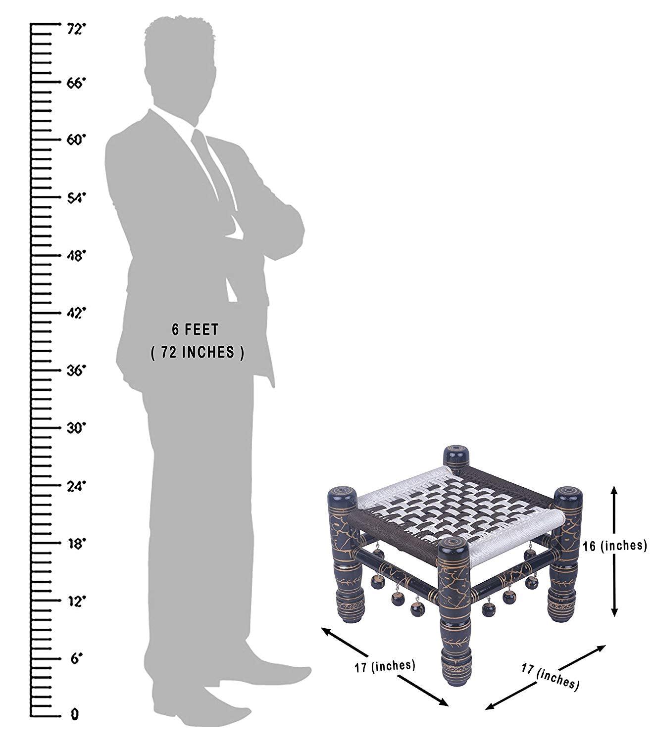 IRA Chowki Khatli Chair Stool Bajot - IRA Furniture