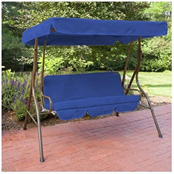 Swing Seat Bench Cushion for Garden Hammock in RoyalBlue - IRA Furniture