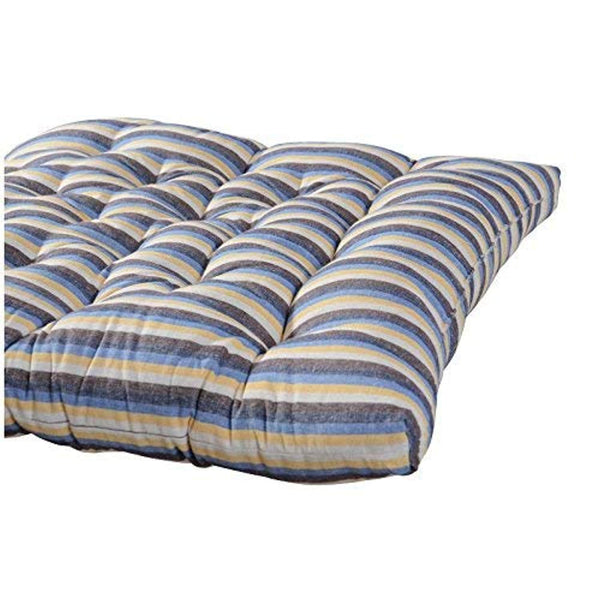 Comfort Blue Medium Soft White Cotton Mattress - 1 Sleeping Capacity (72 X 36 X 4 Inch) - IRA Furniture