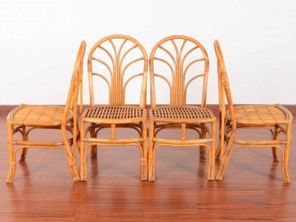 IRA Bamboo 4-Seater Dining Table Set - IRA Furniture
