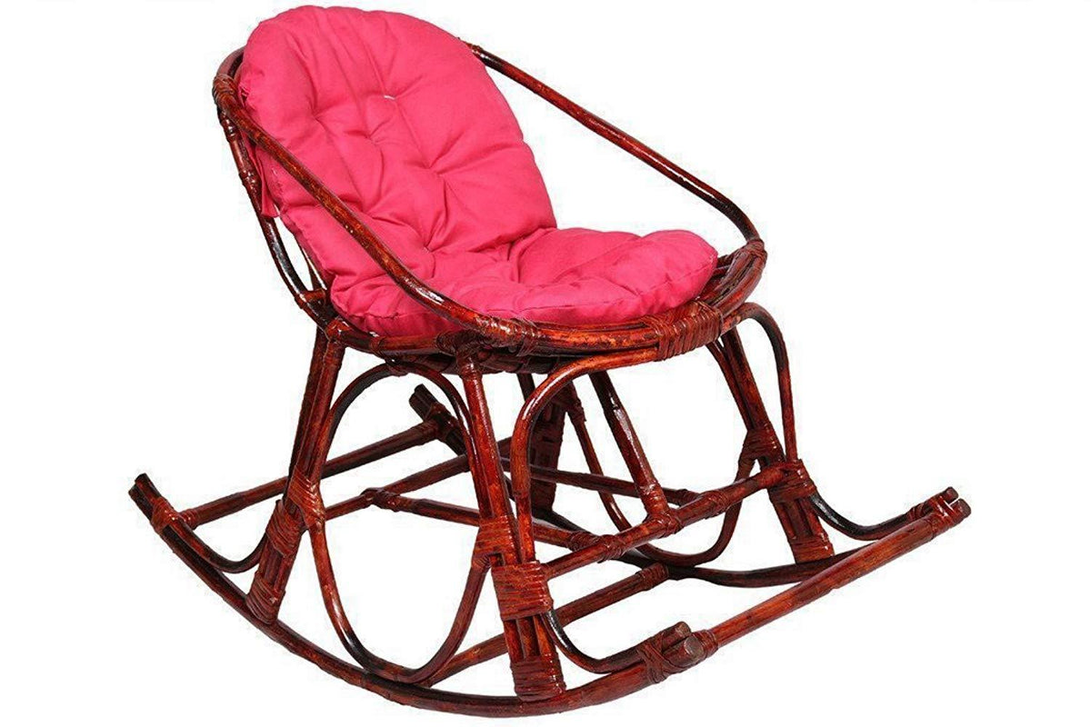 IRA Rattan Rocking Arm Chair with Cushion