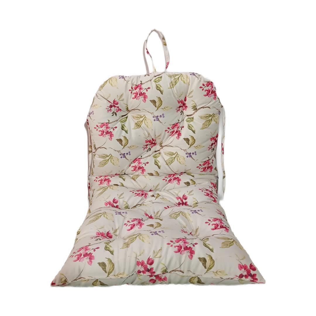 Pink floral chair cushions clearance