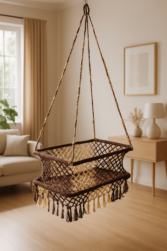 IRA Soft Rope Baby Cradle Ghodiyu Swing Palna Jhula Baskets