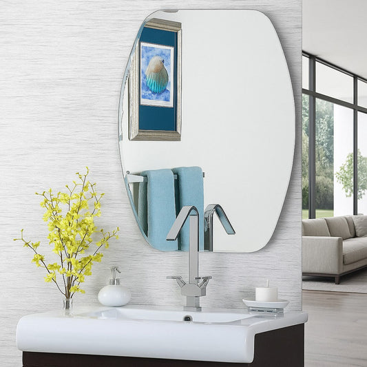 IRA Frameless Mirror 18x24 Inch Online – Best Wall Mirror for Bathroom, Bedroom, & Home Décor