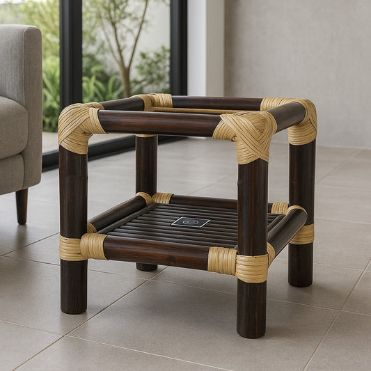 IRA Bamboo Indoor Outdoor Balcony Table