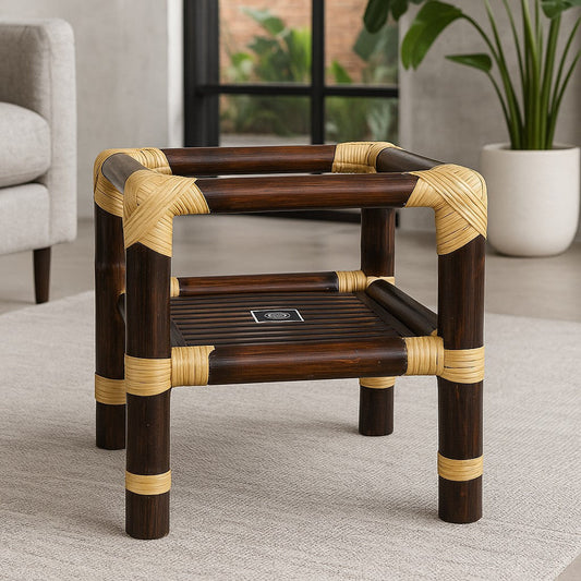 IRA Bamboo Indoor Outdoor Balcony Table