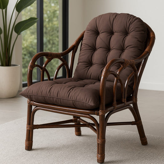 IRA Brown Chair made of Rattan and Wicker