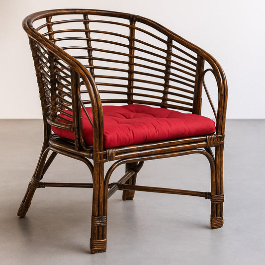 IRA Brown Chair Made of Rattan & Wicker