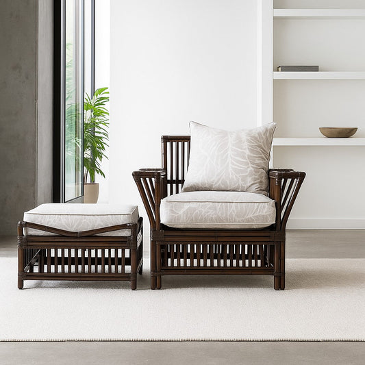 IRA Dark Brown Wash President Armchair