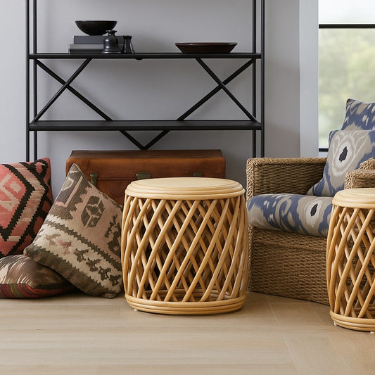 IRA Galaxy Drum Table – Natural