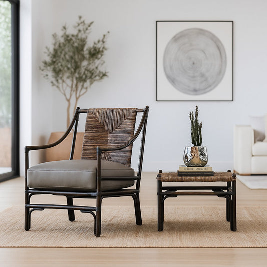 IRA Hemingway Armchair & Ottoman