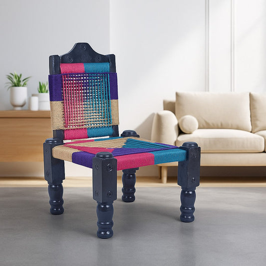 IRA High Wooden Back Foldable Chair (Multiclour)