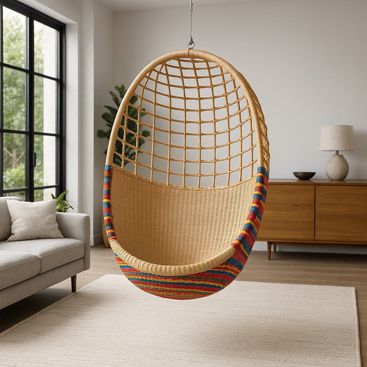 IRA Indoor and Outdoor Garden Multicolor Swing - Handoven