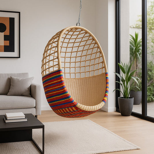 IRA Indoor and Outdoor Garden Multicolor Swing - Handoven