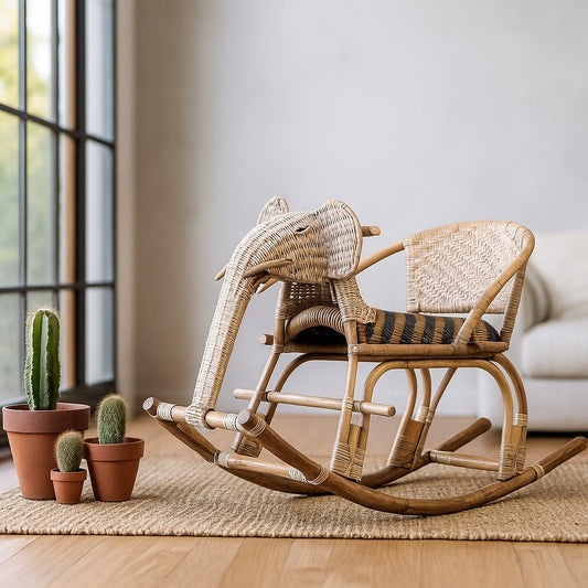IRA Kid's Rocking Elephant - Natural