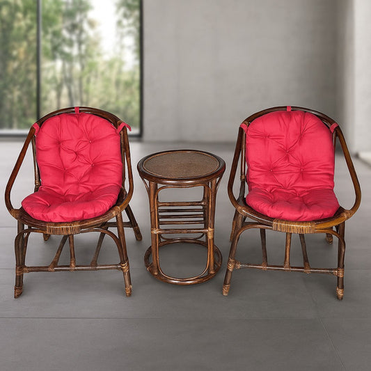 IRA Living Room Arm Chair with Table and Cushion(Compact Size)