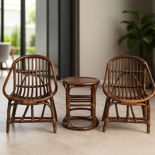 IRA Living Room Arm Chair with Table and Cushion(Compact Size)