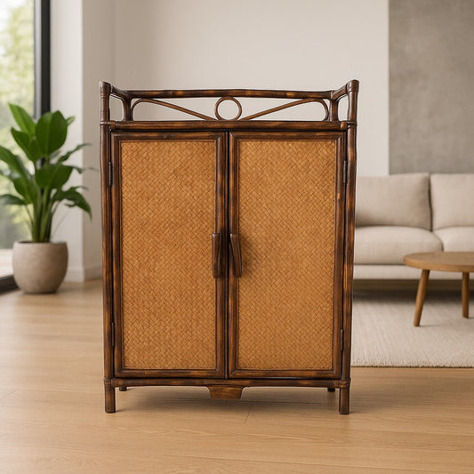 IRA Rattan Cabinet Rack