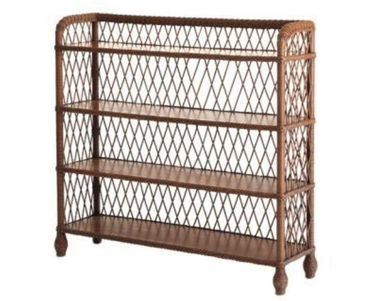 IRA Storage Rack (Glossy Finish, Brown) - IRA Furniture