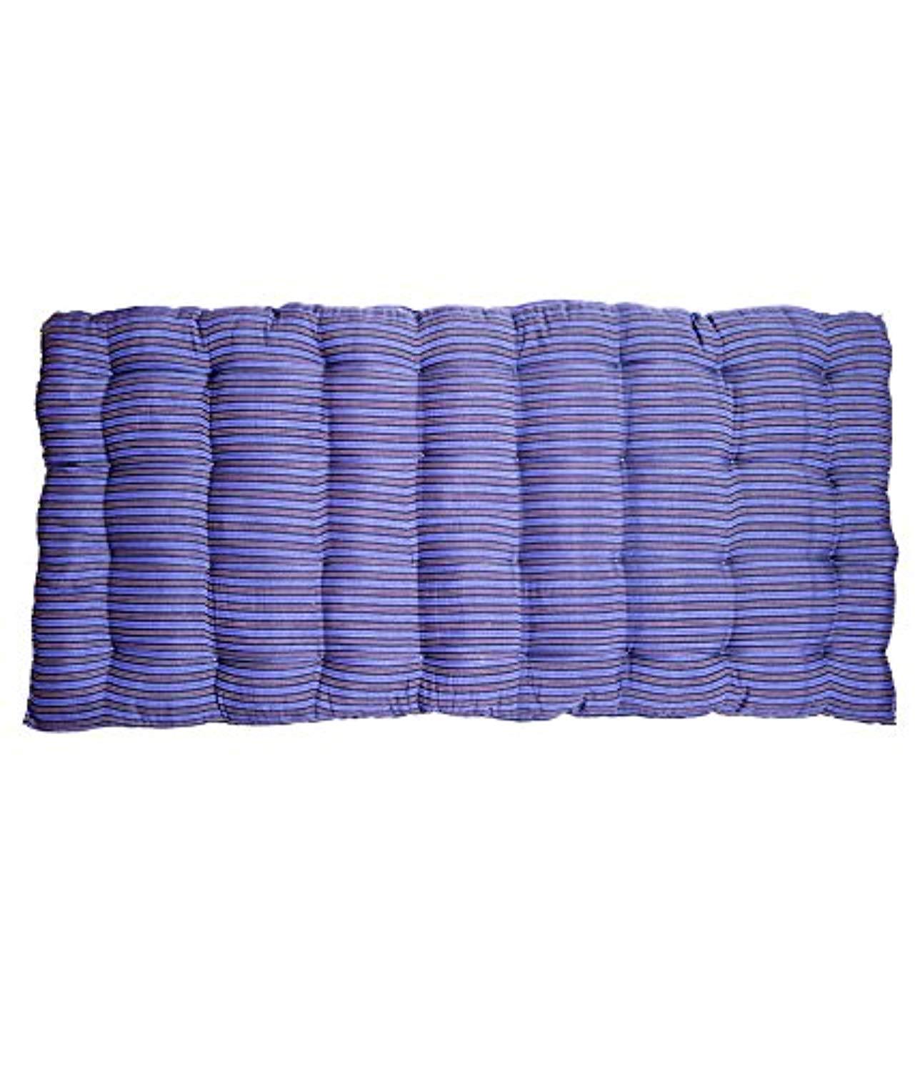 Comfort Blue Medium Soft White Cotton Mattress - 1 Sleeping Capacity (72 X 36 X 4 Inch) - IRA Furniture
