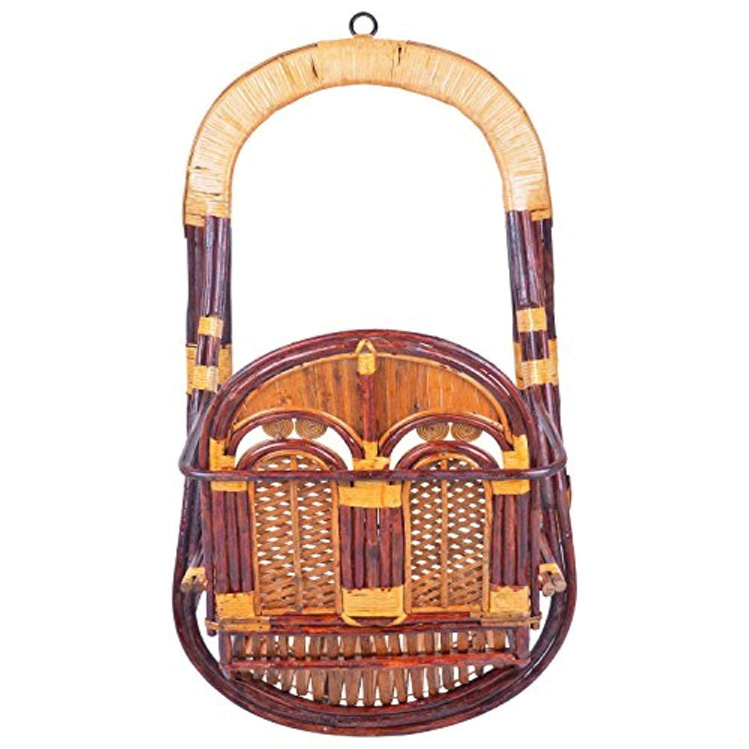 IRA Jumbo Heavy Weight Hand Made Cane Swing (Brown) - IRA Furniture