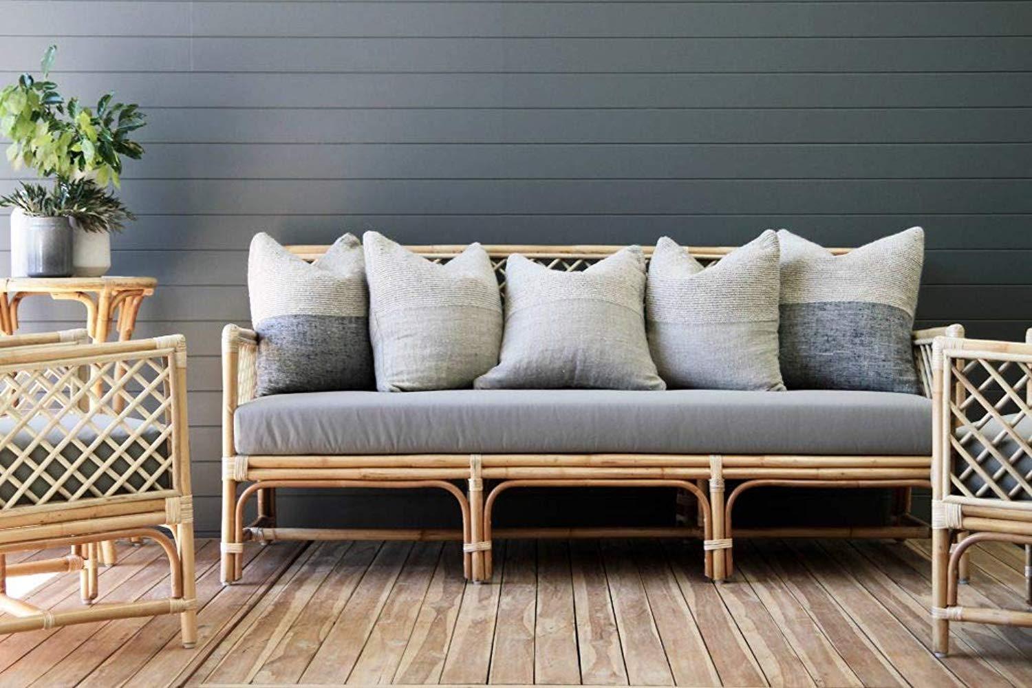 IRA Wicker Daybed, Natural - IRA Furniture