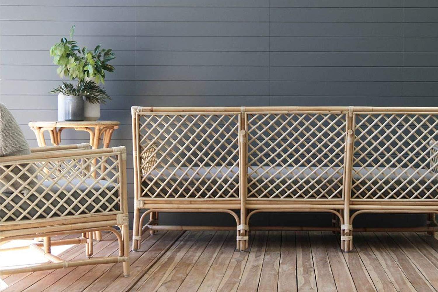 IRA Wicker Daybed, Natural - IRA Furniture