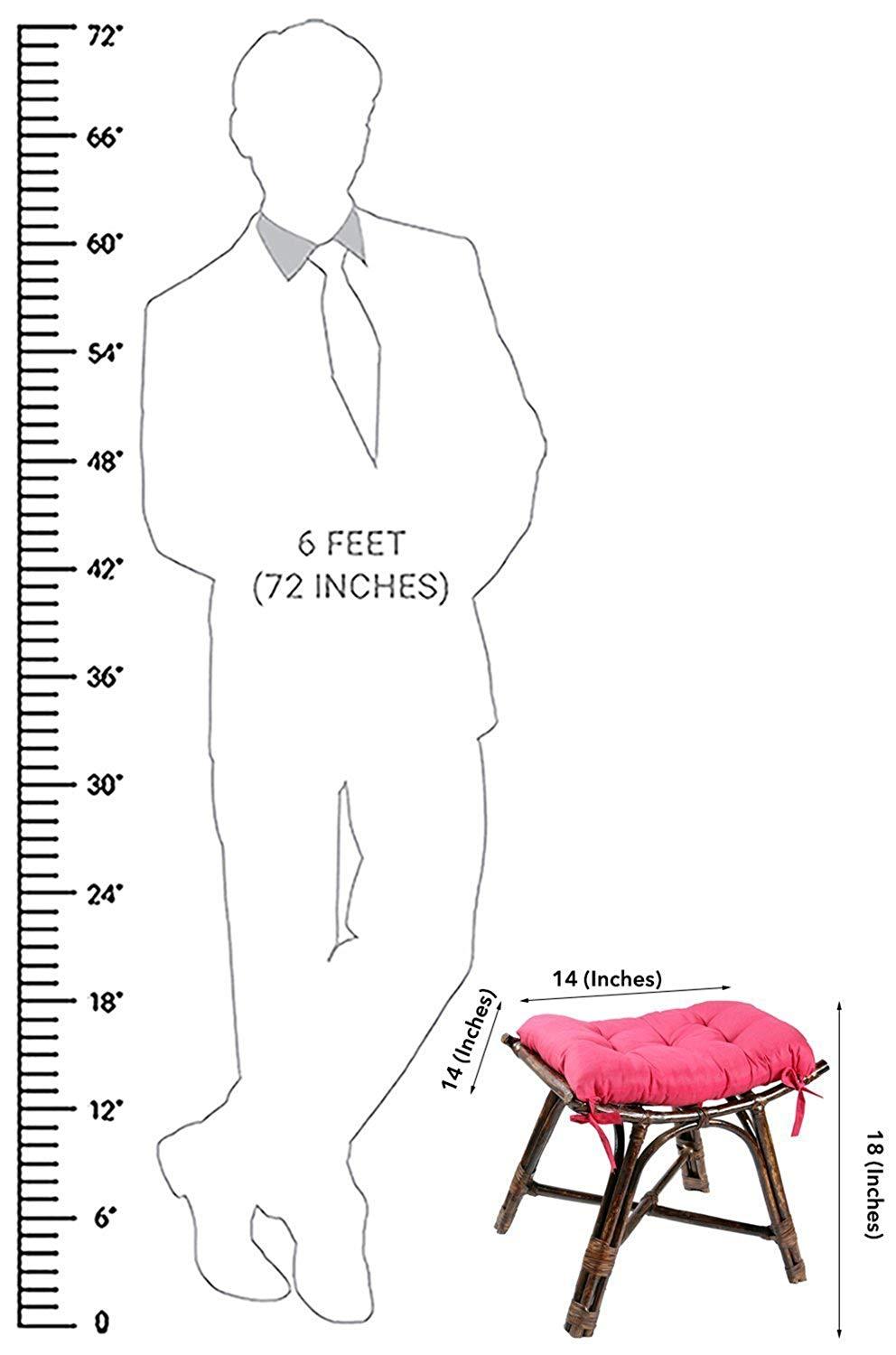 IRA Brown Footstool - IRA Furniture