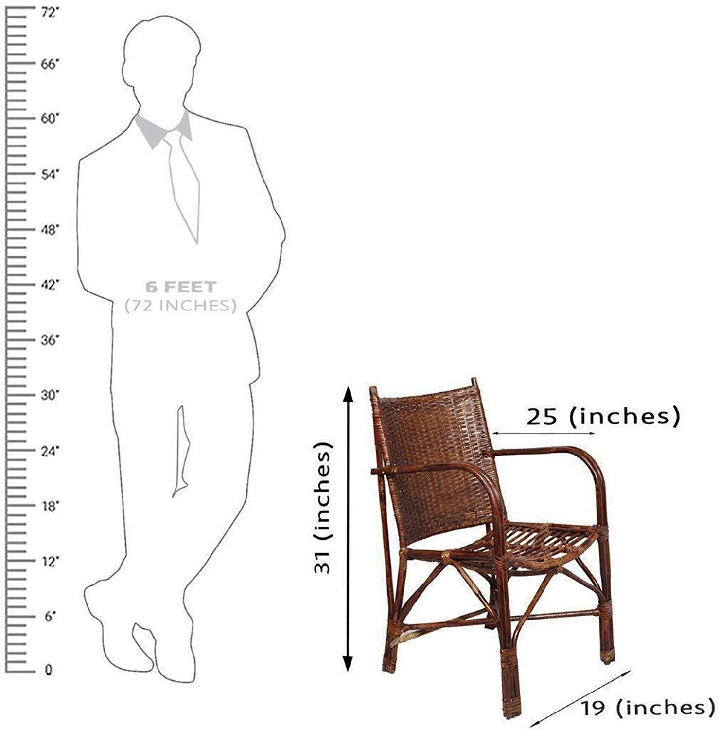 IRA Wicker Contemporary Styled Arm Chair with Cushion - IRA Furniture