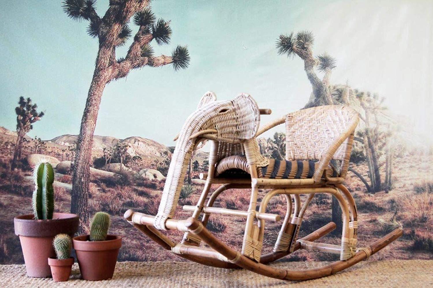 IRA Kid's Rocking Elephant - Natural - IRA Furniture